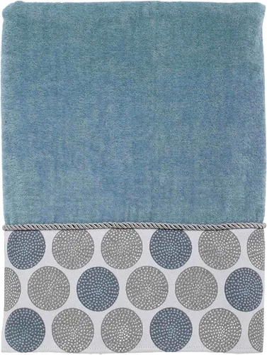 Vista 16 de Avanti Linens - Toalla de mano, toalla de algodón suave y absorbente (colección de círculos punteados, mineral) 100% algodón, suave y absorbente