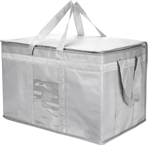 Vista 16 de Yalin XXXL - Bolsa térmica grande con aislamiento, enfriador de espuma de poliestireno para mantener los alimentos calientes o fríos, bolsa