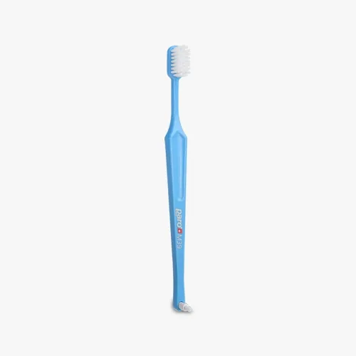 Vista 6 de Paro Cepillo de dientes M39 Cepillo de dientes extra sensible con cerdas medias e intercambiable Inter Space F 5 filas, 39 mechones