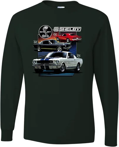 Vista 8 de Shelby '65 '66 '69 Powered by Ford Motors - Mangas largas oficiales para hombre