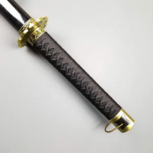 Vista 5 de Sekiro de 40.5 pulgadas: Shadows Die Twice Samurai Espada, accesorios de réplica de katana. Hoja de acero al carbono, hoja sin brillo. Para
