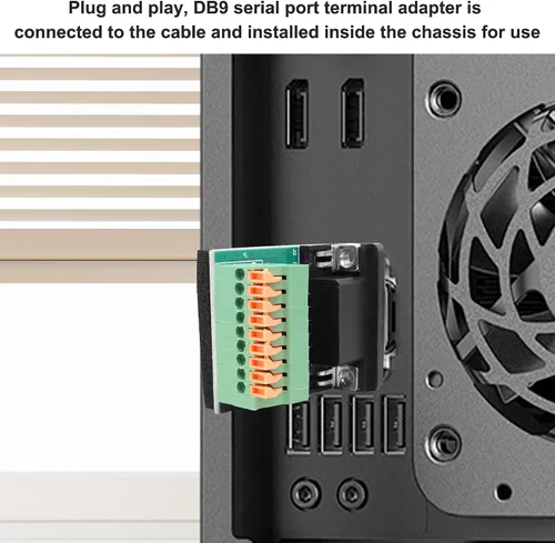 Vista 5 de XMSJSIY DB9 Adaptador sin soldadura RS232 D-SUB Serial a puerto de 9 pines