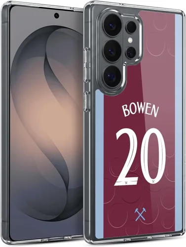 Vista 67 de Head Case Designs Officially Licensed West Ham United FC James Ward-Prowse 2023/24 Players Home Kit Gel Case [Military Grade Protection] Compatible