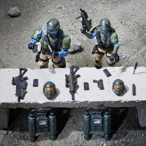 Vista 3 de G.I. Joe Classified Series Steel Corps Troopers, figura de acción coleccionable, 95, figuras de acción de 6 pulgadas para niños y niñas, con 28