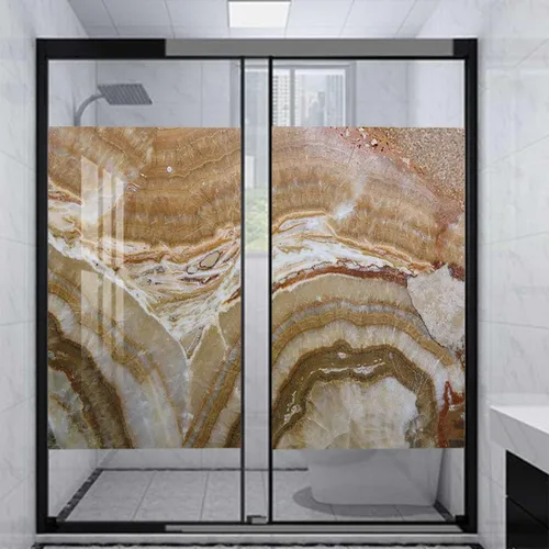Vista 11 de Película de vinilo morado para ventana, cubierta estática para ventana de puerta, calcomanías tintadas para ventana, privacidad esmerilada