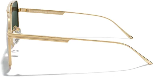 Vista 3 de MERRYS Gafas de sol cuadradas polarizadas de gran tamaño para mujeres y hombres sombras retro vintage UV400 clásicas de metal grandes