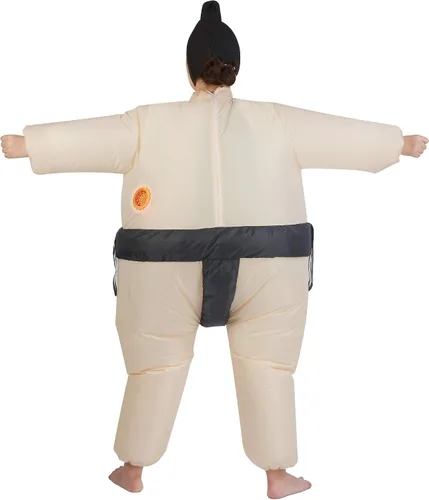 Vista 6 de ATDAWN Trajes inflables de lucha libre de sumo para niños, disfraces inflables, disfraz de Halloween, disfraz de explosión, talla única