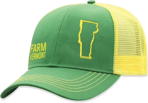 Vista 89 de John Deere Gorra de béisbol con logotipo y malla trasera con contraste, para hombre