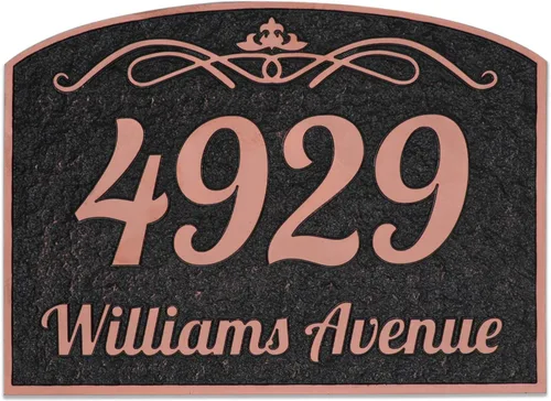 Vista 8 de 4929 Address Plaque (Plata)