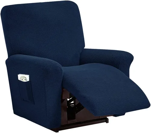 Vista 14 de vctops Fundas elásticas resistentes al agua, para sofá reclinable, suaves y lisas, con correa elástica antideslizante, protector de muebles