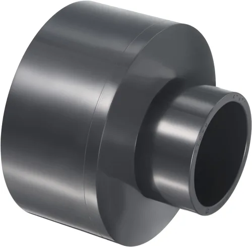 Vista 27 de PATIKIL UPVC Reductor de tubería de montaje de 1-1/2 "x 1" Socket Schedule 80, conector adaptador de acoplamiento recto, gris