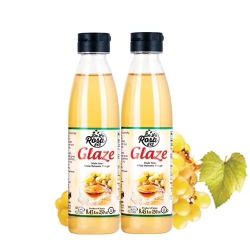 Vista 12 de De La Rosa Dark & White Balsamic Glaze Premium Bundle (8.45 oz 2 unidades)