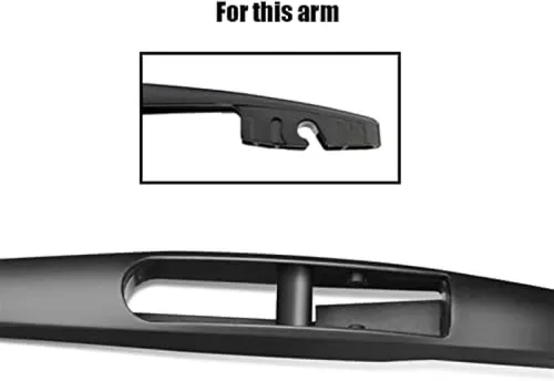 Vista 5 de rear wiper 10" for Mazda CX-3 CX3 2014-2017 2018 2019 2020 2021 Car rear windshield wiper rear wiper blade