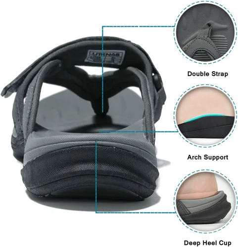 Vista 7 de UTENAG Sandalias ortopédicas suaves con soporte de arco para mujer