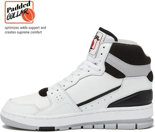 Vista 4 de Avia 821 - Tenis altos para hombre, para interiores o exteriores, zapatos de baloncesto para hombre, tallas 7 a 16, zapatos retro de caña alta