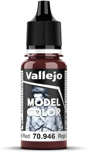 Vista 174 de Vallejo - Pintura color rojo amaranto, 0.6 fl oz