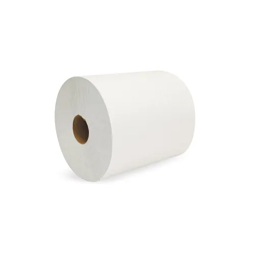 Vista 4 de Rollo de toallas Hardwound, 7 9/10" X 800ft, Blanco, 6 Rollos/cartón