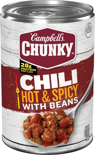 Vista 29 de Campbell's Chunky Chili con Frijoles, 15.25 oz. Tazón para Microondas