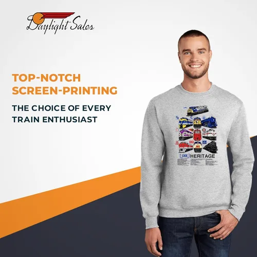Vista 5 de Daylight Sales CSX Heritage Authentic Railroad Sudadera 109
