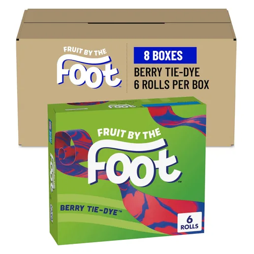 Vista 18 de Fruit by the Foot Snacks con sabor a frutas, Starburst, paquete variado, 6 unidades (paquete de 8)