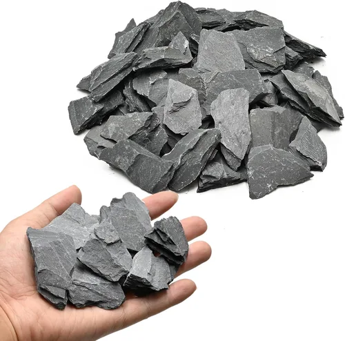 Vista 8 de Piedra de lava volcánica natural de 1 a 2.5 pulgadas para jardines en miniatura y de hadas, acuarios de paisajismo acuático, uso en hogueras
