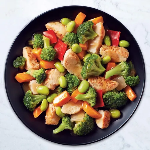 Vista 6 de Healthy Choice Simply Steamers - Salteado de pollo y verduras, comida congelada, 9.25 onzas