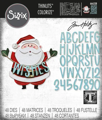 Vista 3 de Sizzix Thinlits 666338 - Juego de troqueles de metal y oblea, para álbumes de recortes, grabados en relieve, diario, 49