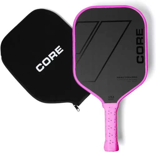 Vista 13 de CORE Pickleball - Paletas de pickleball de fibra de carbono - Aprobadas por USAPA - Modelos PRO y de entrada - Empuñadura de confort acolchada