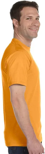 Vista 4 de Hanes 5.2 onzas Camiseta de algodón (5280)., 5280, M, Azul claro