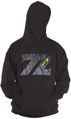 Vista 4 de Rock Off officially licensed products Metallica Sudadera con capucha 72 Seasons Charred Band Logo Oficial Hombre Negro Pullover