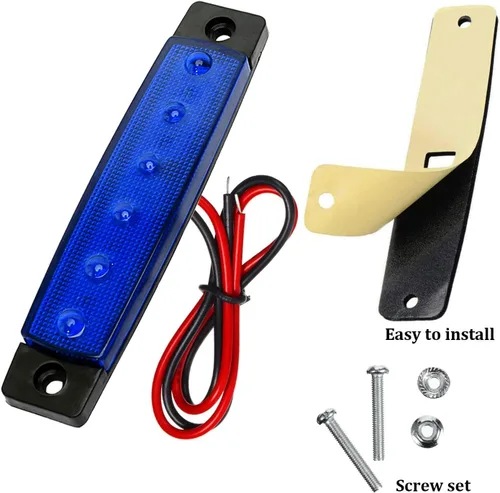 Vista 3 de 10 paquetes de luces LED de tira de roca impermeables, luces exteriores e interiores, luces de bajo brillo para ruedas y guardabarros, kits