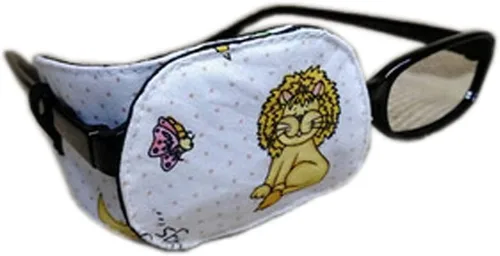 Vista 8 de FANCY PUMPKIN Tratamiento de ambliopía de la cubierta de los vidrios del remiendo fino del ojo Multicolor-06