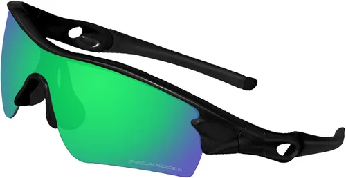 Vista 2 de BroLizard - Lente polarizada de repuesto para gafas de sol Oakley Radar Path., verde