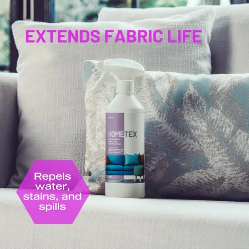 Vista 3 de Nasiol HomeTex, nano protección para textiles para el hogar, protector de tela, protector de manchas de tapicería, fórmula libre de PFAS 17 fl. oz