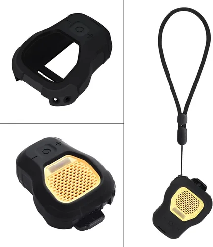 Vista 7 de Funda protectora de silicona compatible con altavoz Bluetooth portátil DEWALT (negro)