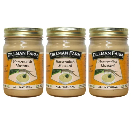 Vista 8 de Dillman Farm All Natural Gourmet Dijon Mustard - Sin gluten, sin OMG, vegano, kosher, ecológico, sin conservantes, sin jarabe de maíz, fabricado