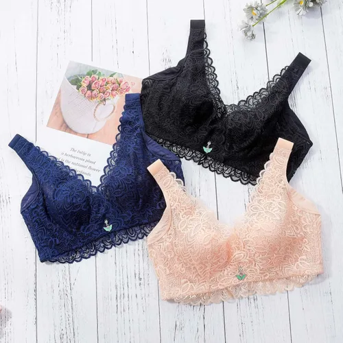 Vista 4 de Today's On Lace Bralette with Underwire Orange Top Bra Tanks for Women Strapless Wireless Push Up Bra Push Up Bra Pac