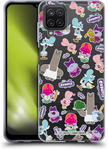 Vista 8 de Head Case Designs Officially Licensed Chowder: Animated Series Character Art Graphics Gel Case [Military Grade Protection] Compatible with Samsung