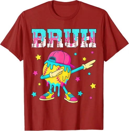 Vista 47 de Baseball Life Style 101 Apparel Youth Drip Baseball Boys Kid Camiseta