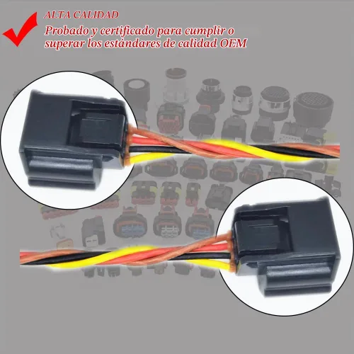 Vista 8 de Sensor de flujo de aire masivo Conector Conector de Coleta Arnés 22680-3VA0A AFH60M-47 Reemplazo para Nissan Infinity