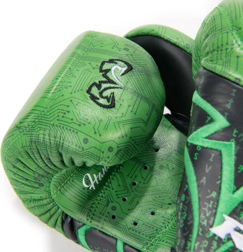 Vista 6 de RIVAL Guantes de boxeo RFX-Guerrero Intelli-Shock 2.0 D3O, edición limitada cibernética, diseño y ajuste de guantes de lucha profesional