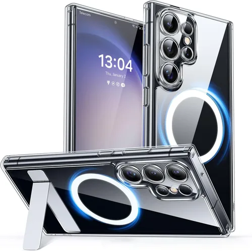 Vista 39 de CANSHN Funda diseñada para Samsung Galaxy A16-5G [protección completa de la cámara] [compatible con Magsafe] funda protectora trasera translúcida