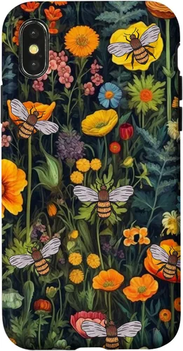 Vista 5 de Bees and Wildflowers Funda para iPhone 17