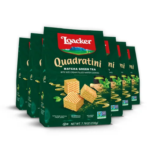 Vista 33 de Loacker Quadratini - Obleas de yogur de arándano de tamaño pequeño