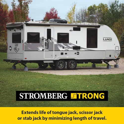Vista 4 de Stromberg Carlson JBP-813.1 Base Pad Peak - Bloque de gato de remolque – Almohadillas para RV – Accesorios para remolque de viaje – Base de gato