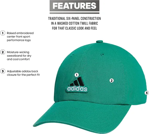 Vista 2 de adidas Men's Ultimate 2.0 Relaxed Adjustable Cotton Cap