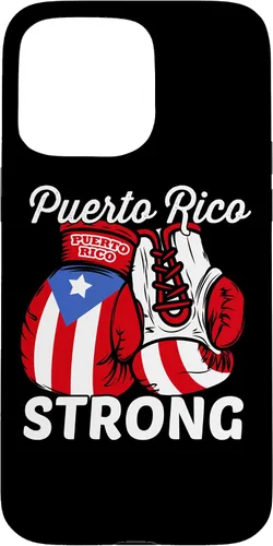 Vista 31 de Guantes de boxeo con la bandera de Puerto Rico para iPhone 16 Boricua Puerto Rican Pride Case