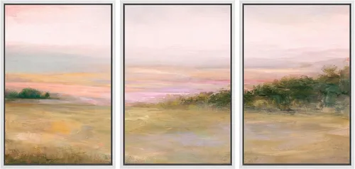 Vista 149 de SIGNWIN Lienzo enmarcado para pared, juego de arte tranquilo con reflejo de lago, acuarela, montaña y agua, ilustraciones modernas, arte abstracto