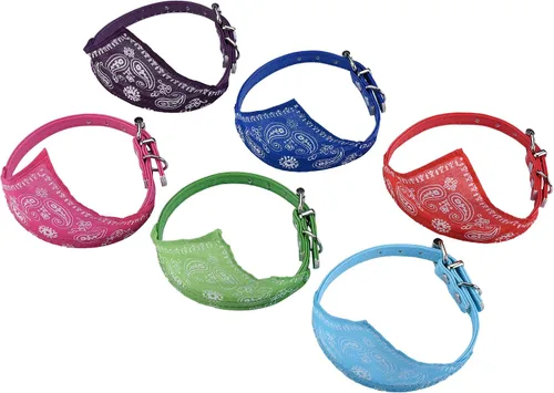 Vista 2 de Cosmos - Pañuelo para mascotas con hebilla ajustable para decoración de perro y gato, paquete de 6 unidades (pequeño)