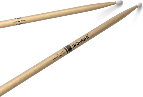 Vista 23 de ProMark Baquetas de batería Classic Forward 2B - Juego de baquetas - Punta de madera ovalada para tono oscuro y cálido - Baquetas de nogal
